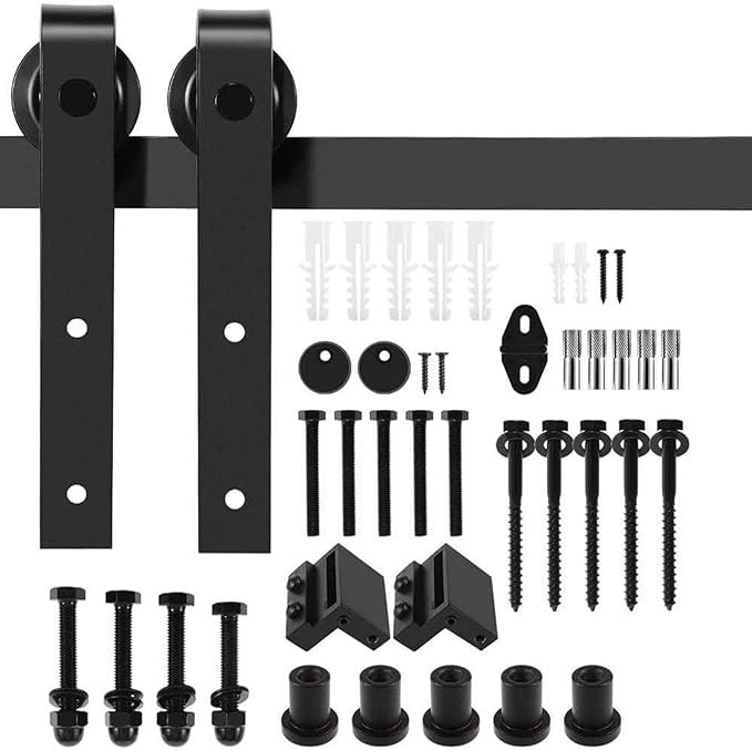 Robustline Barn Door Sliding System Sliding Fittings Premium Hardware for Door Cabinet Window Furniture and Interior Use